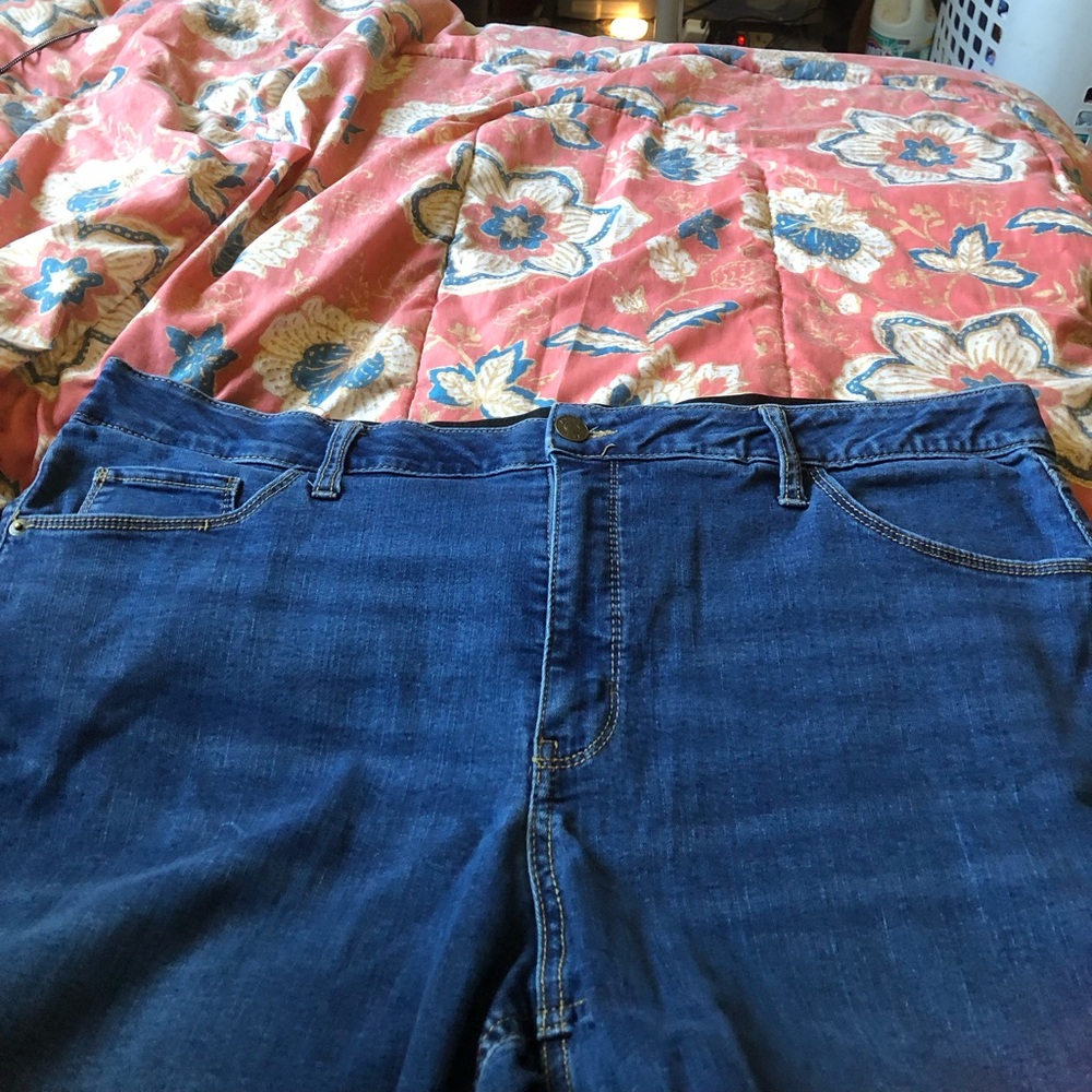 Ava & Viv Dark Blue Stretch Jeans - Picture 5 of 10